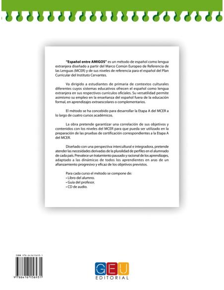 Español entre amigos. Guía del profesor. Curso 1 · Nivel A1