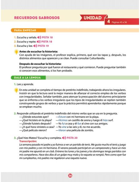 Español entre amigos. Guía del profesor. Curso 3 · Nivel A2