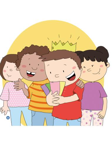 Davide si diverte con i suoi amici - con...