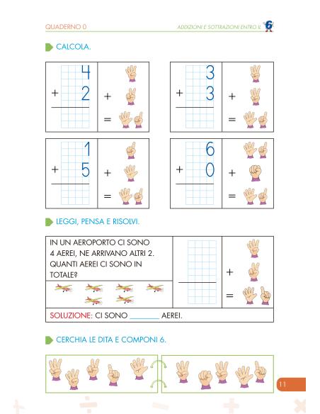 Quaderno operativo di rinforzo per la matematica Calcolo 0