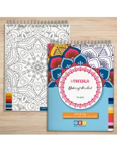 Kit Mandala: quaderno e 24 pennarelli a doppia punta 2
