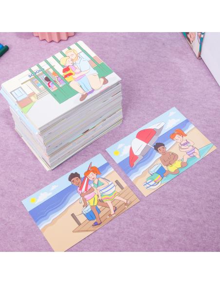 Giochi Didattici Autismo | Storie Sequenziate con pittogrammi per l'autismo