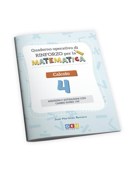 Quaderno operativo di rinforzo per la matematica Calcolo 4